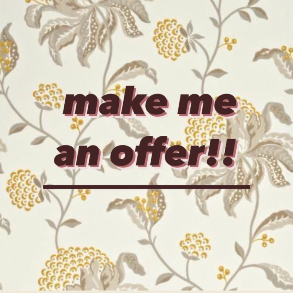 Reasonable offers! Extremely negotiable :)